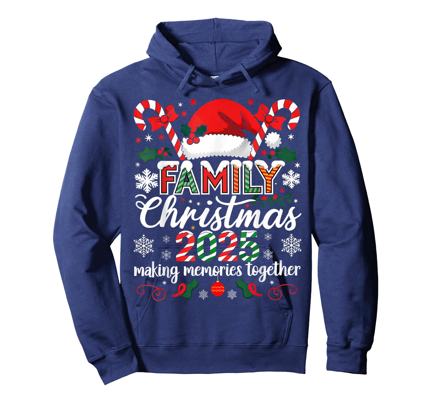 Family Christmas 2025 Making Memories Together Santa Candy T-Shirt