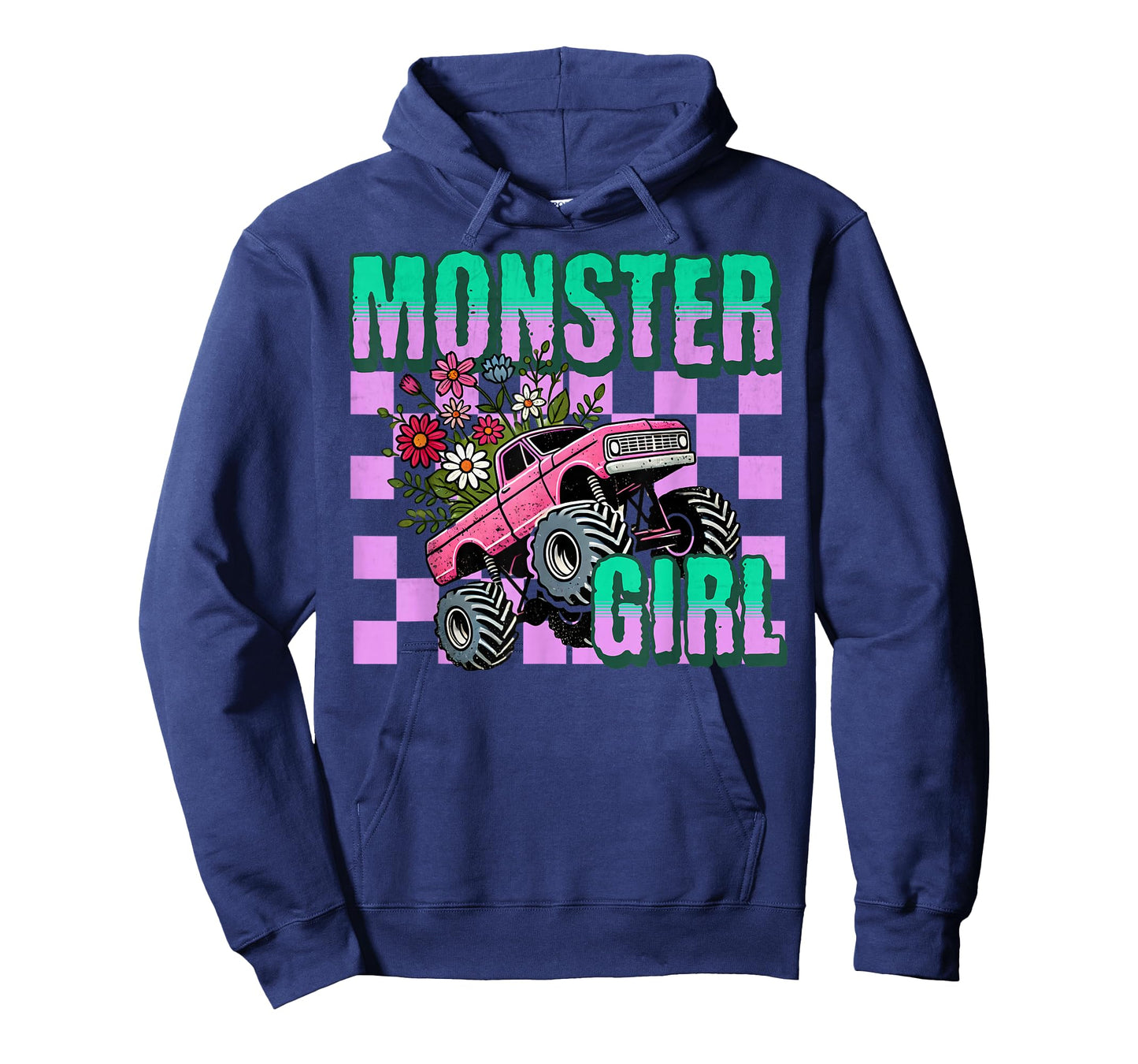 Vintage Monster Truck Girl Retro Women's Monster Truck Lover T-Shirt