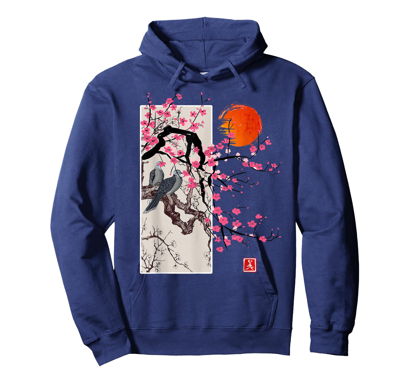 Vintage Sakura Blossom Japanese Cherry Scenery Gift Tee T-Shirt