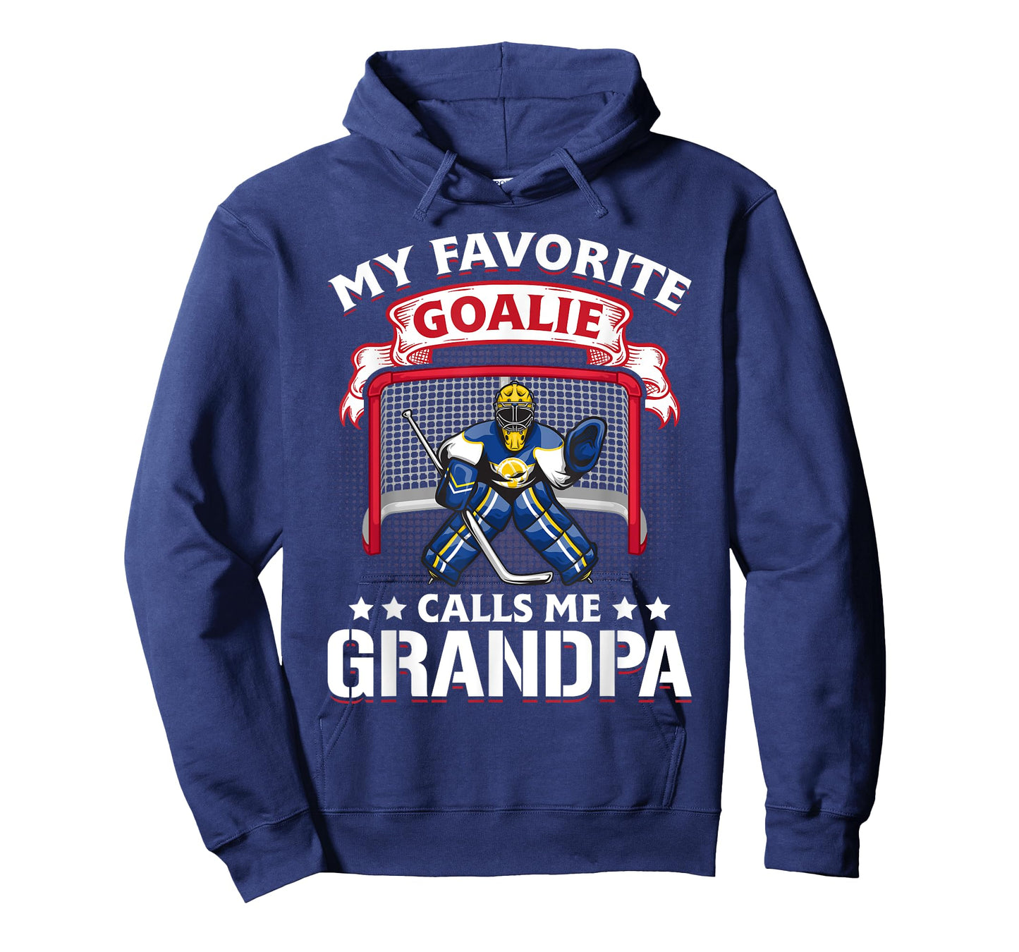 My Favorite Goalie Calls Me Grandpa Soccer Hockey Gift T-Shirt