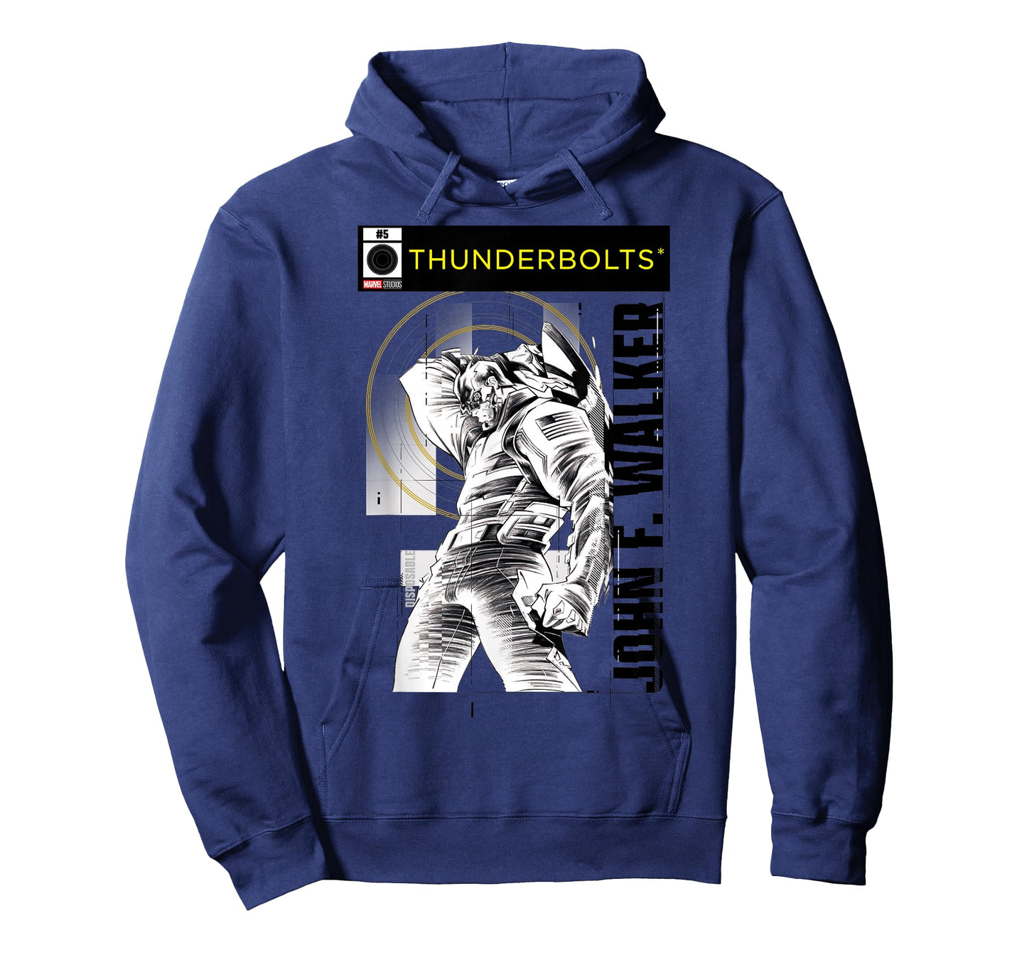 Marvel Studios Thunderbolts John F Walker B&W Comic Cover #5 T-Shirt