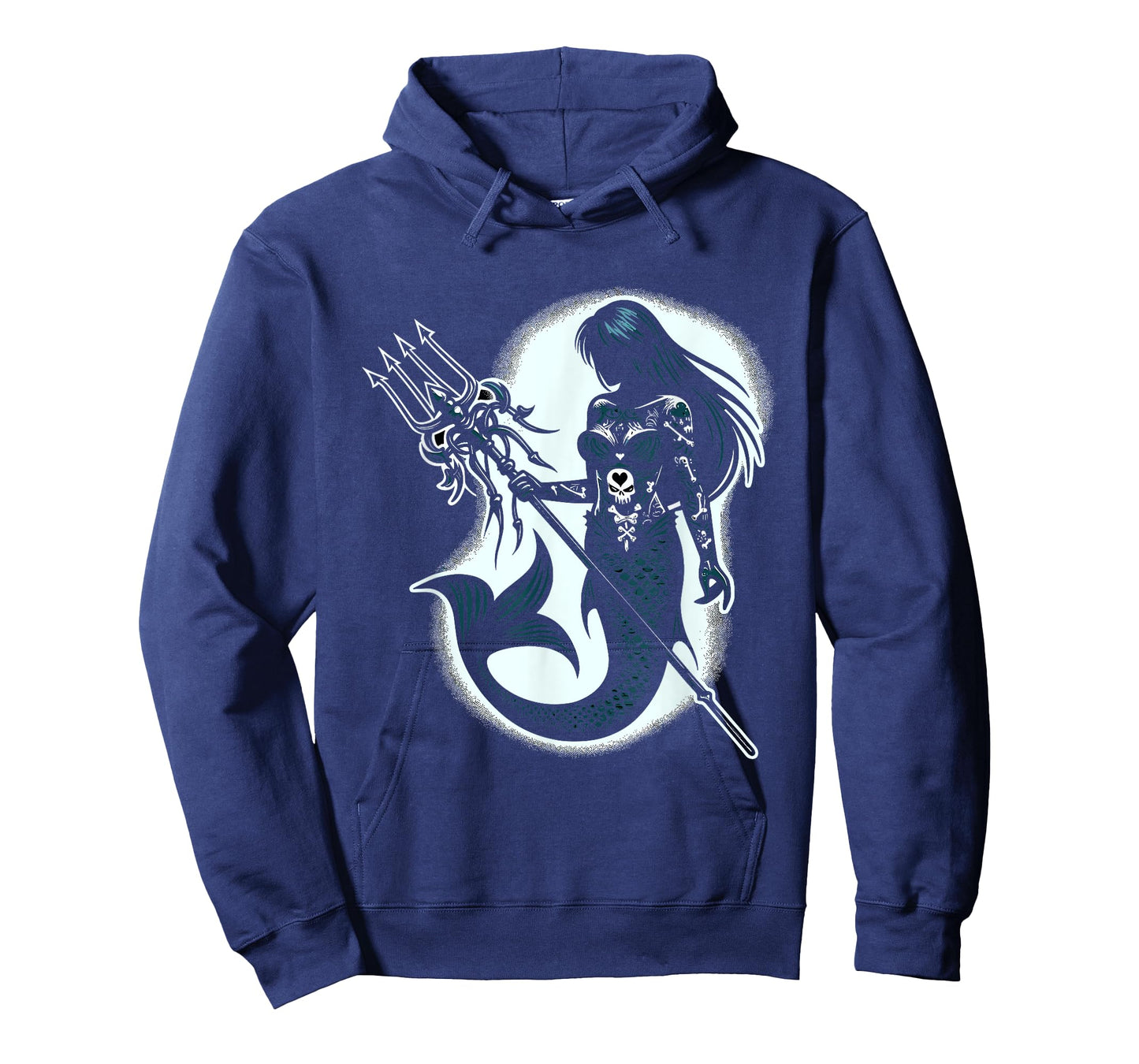 Spooky Sirens Horror Mermaid Creepy Mermaid Haunted Sea T-Shirt