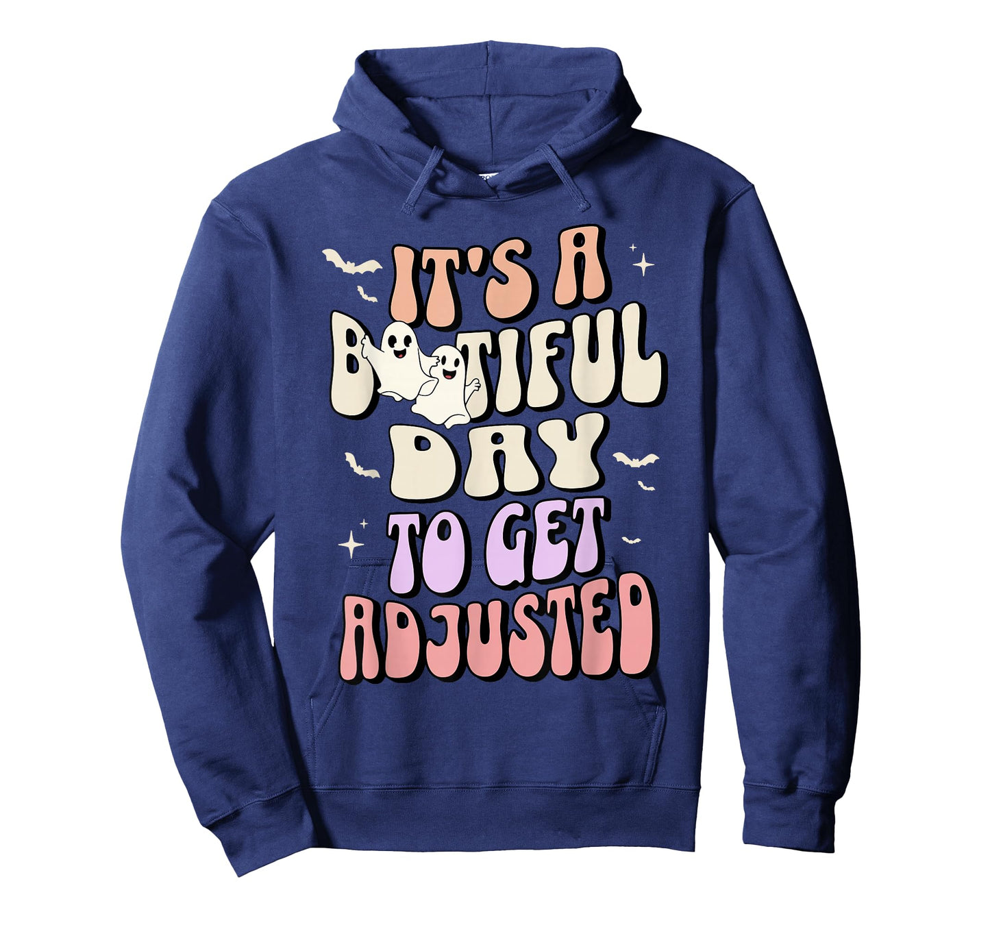 It's A Bootiful Day Chiropractic Halloween Ghost Chiro Squad T-Shirt