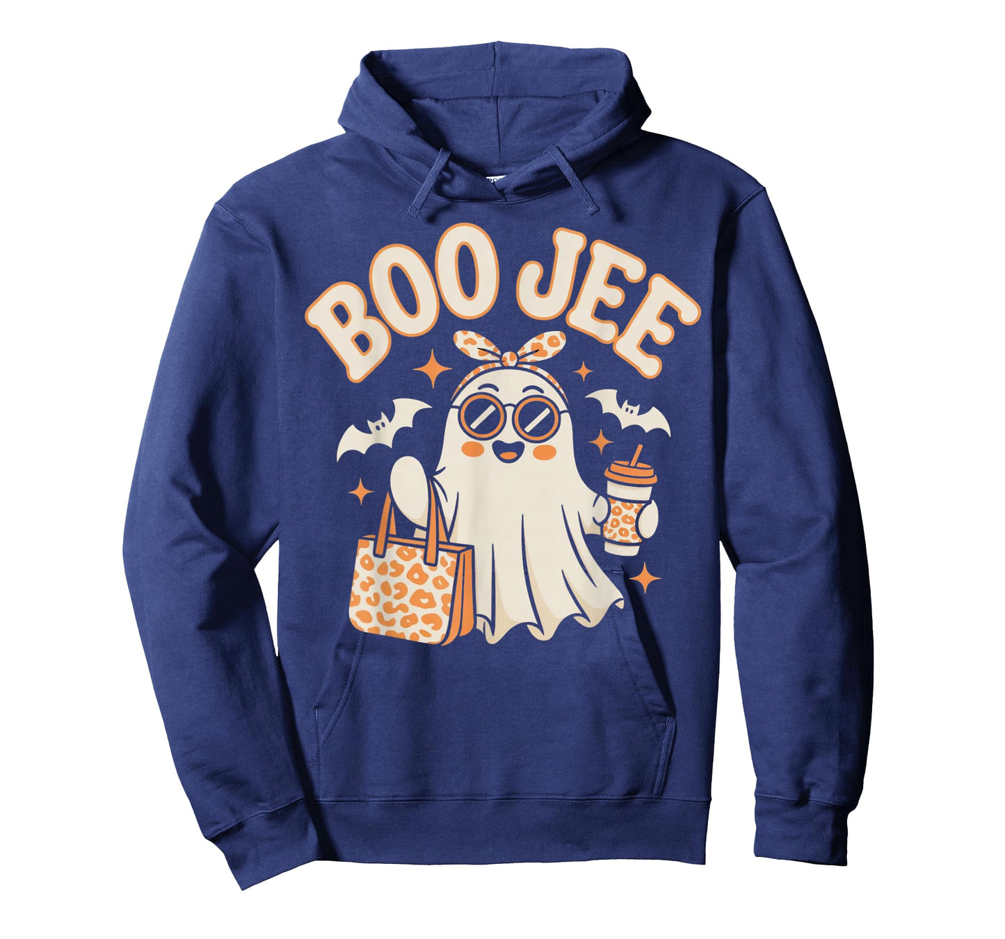 Boo JEE Coquette Leopard Boujee Halloween Ghost T-Shirt