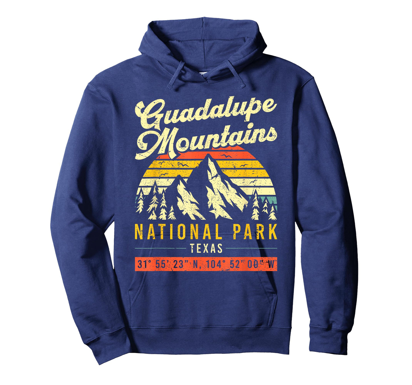 Guadalupe Mountains Texas Vintage Retro National Park T-Shirt