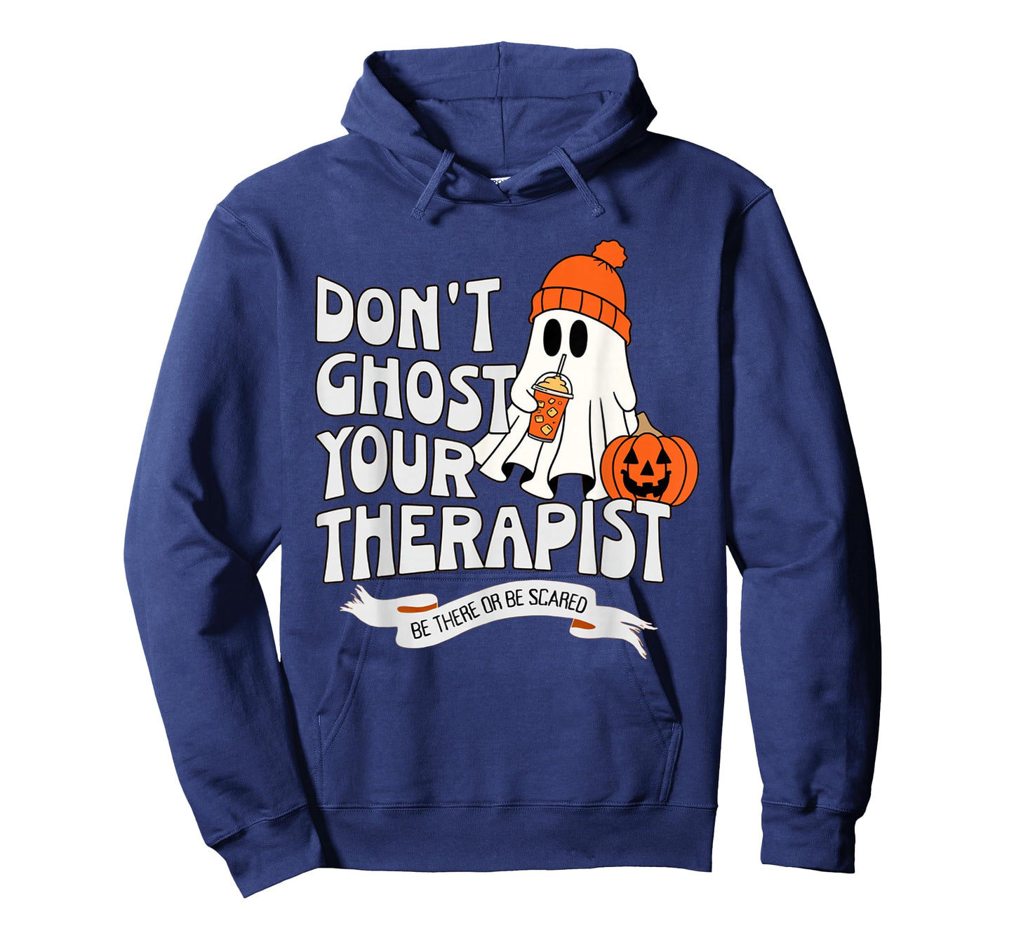 Don't Ghost Your Therapist Halloween Mental Health Advocacy T-Shirt