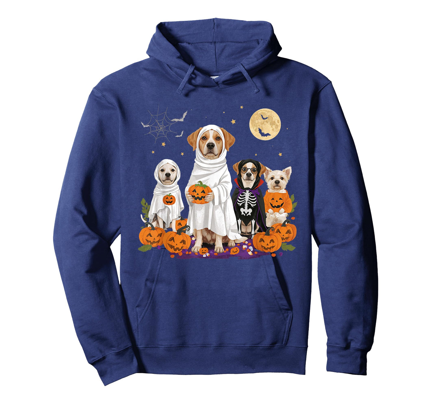 Cute Mummy Witch Ghost Halloween Dog Costume Men Women Kids T-Shirt