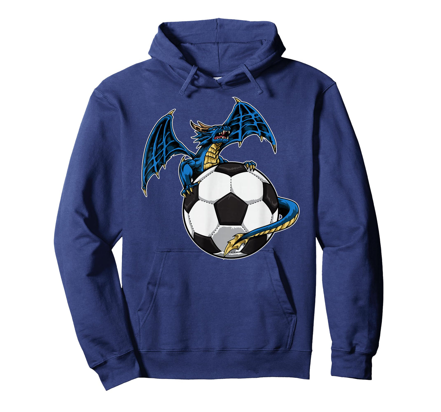 Cool Soccer Dragon Sitting On Soccer Ball T-Shirt