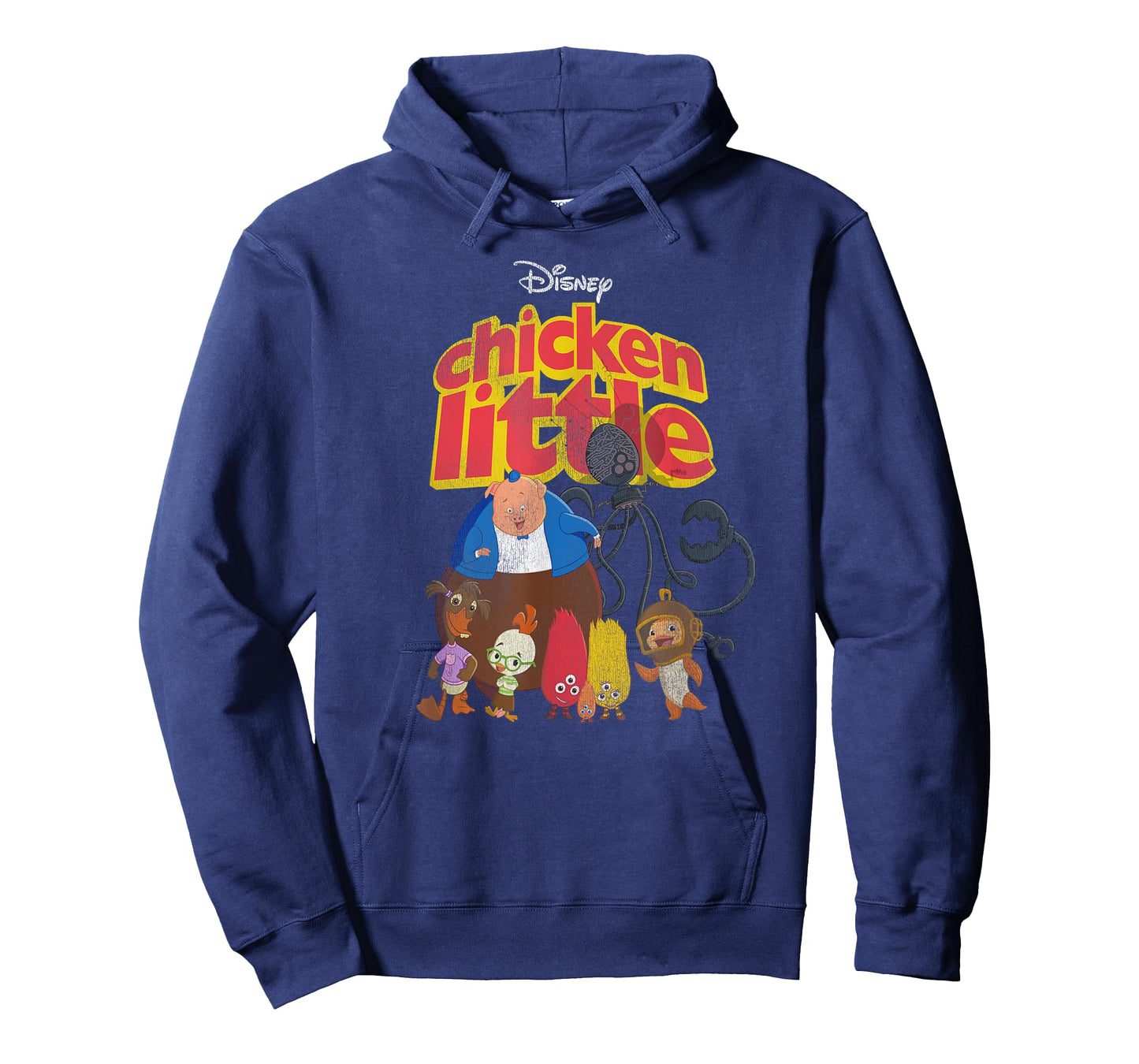 Disney Chicken Little Characters Retro T-Shirt Small