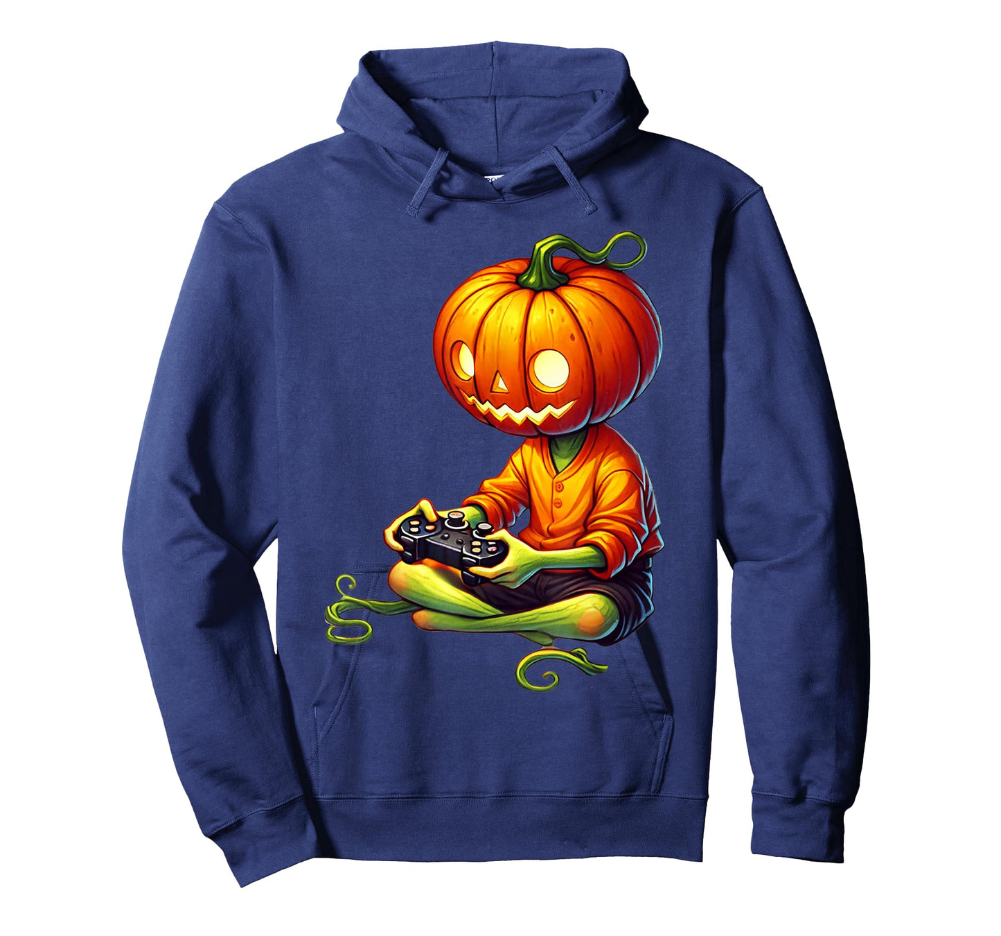 Halloween Pumpkins Head Gamer Video Gaming Boys Men Kids T-Shirt