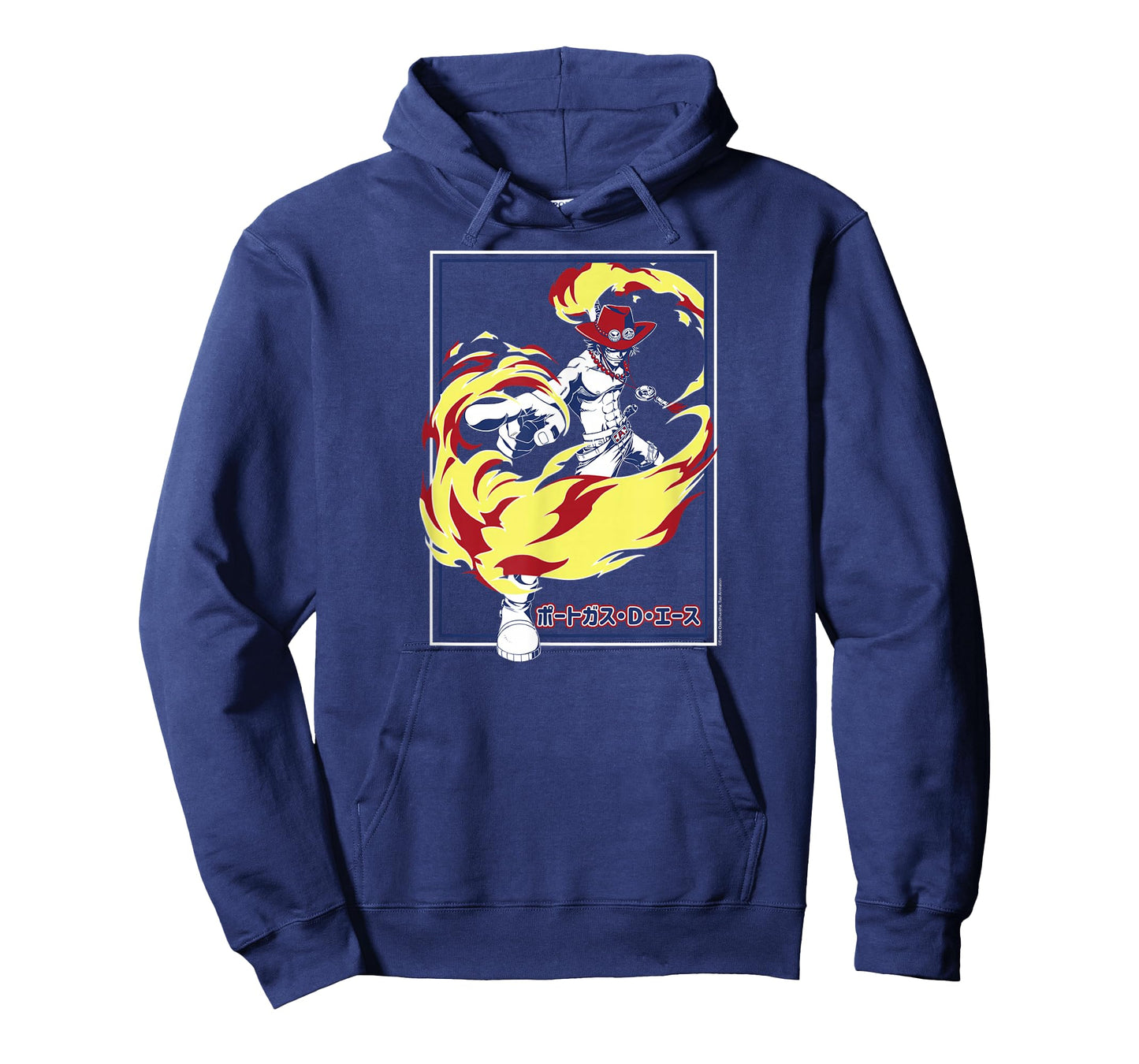 One Piece Anime Fire Fist Ace Frame T-Shirt