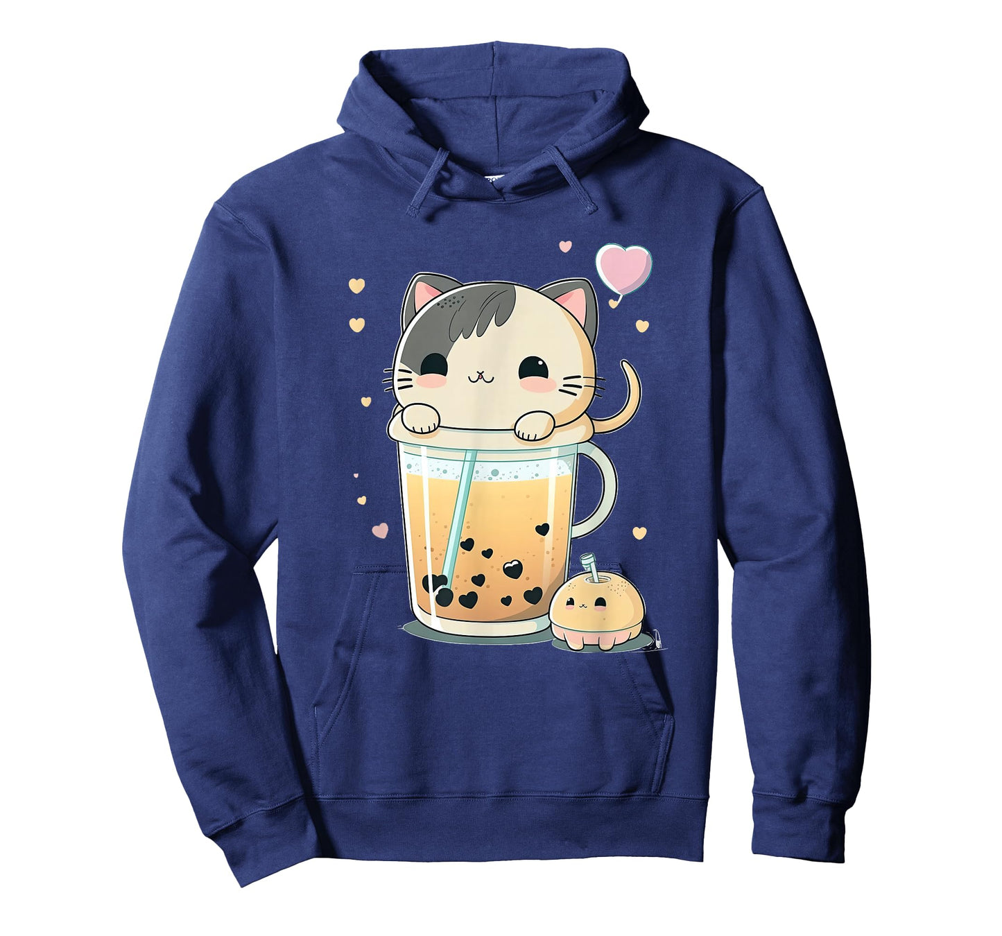 Cat Boba Tea Kawaii Kitty Bubble Tea Anime T-Shirt