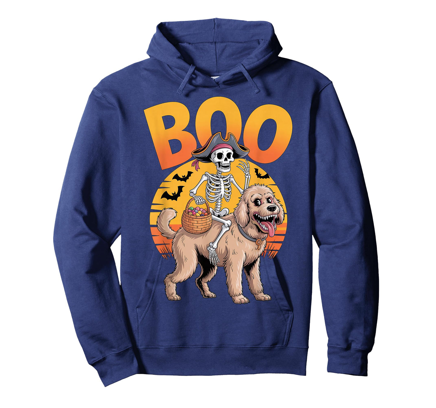 Spooky Doodle Costume on Boo Golden Doodle Halloween T-Shirt
