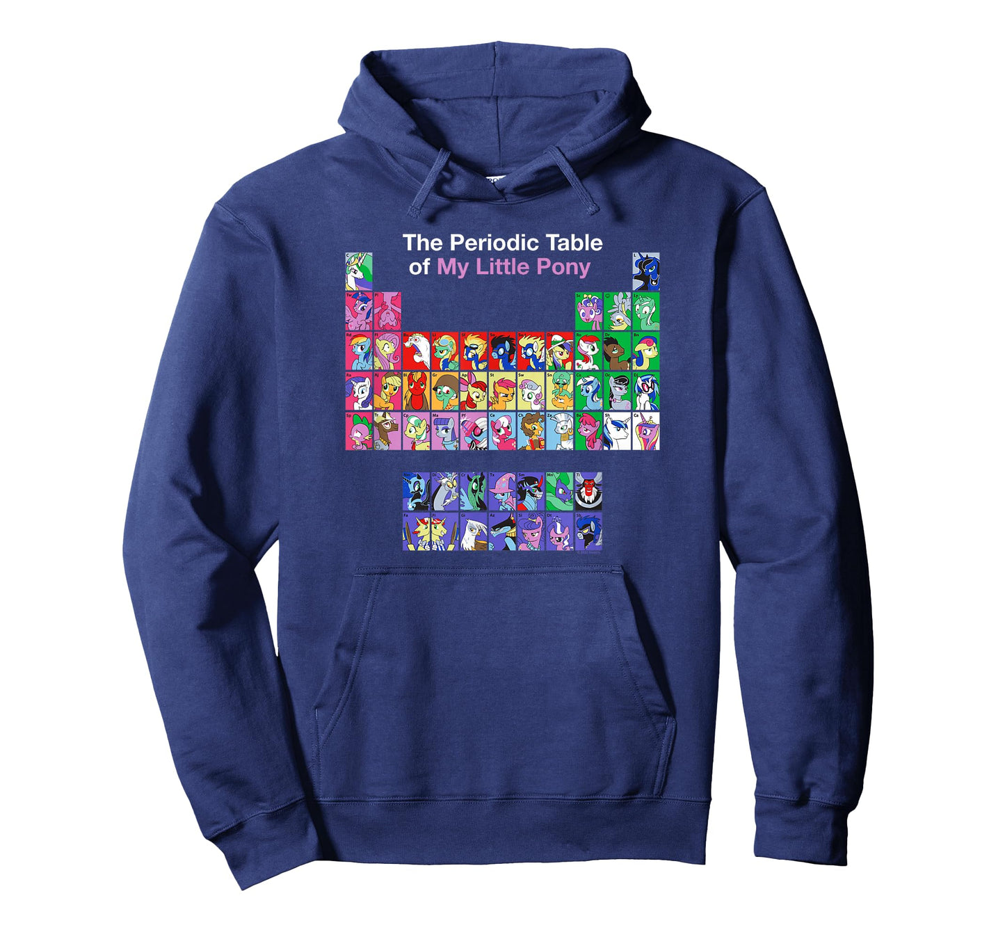 My Little Pony: Friendship Is Magic Periodic Table Retro T-Shirt