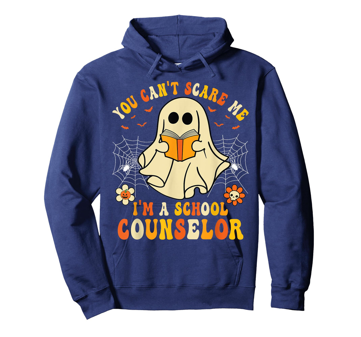 You Can't Scare Me I'm A School Counselor Halloween Ghost T-Shirt