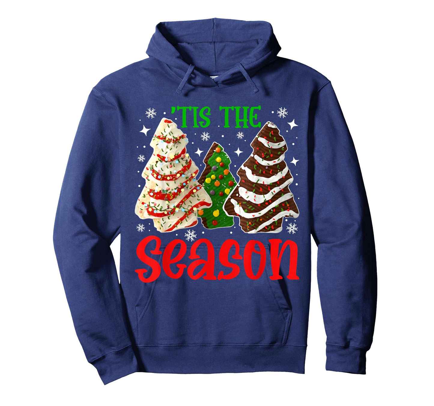 Tis The Season Christmas Tree Cakes Men Women Kid Family T-Shirt