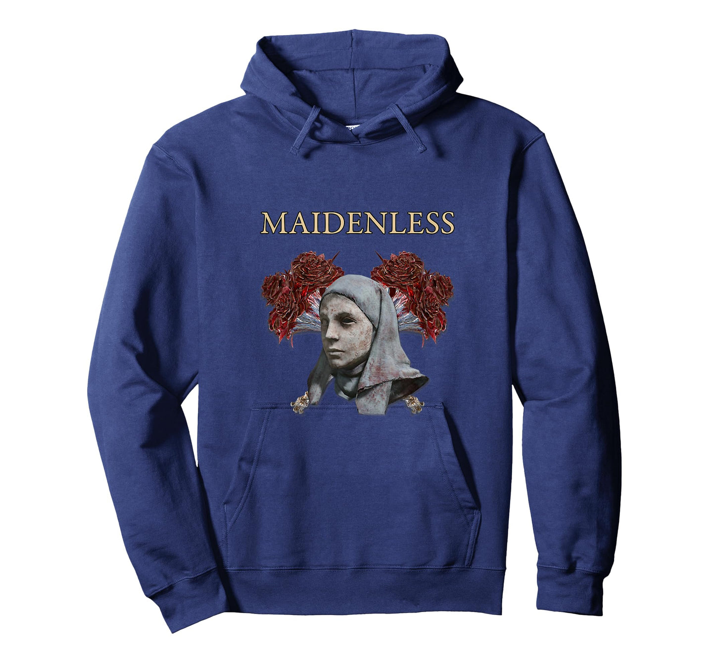 SoulsGang Maidenless Black Elden Ring Meme T-Shirt, Women's Classic Fit, Small, Short Sleeve