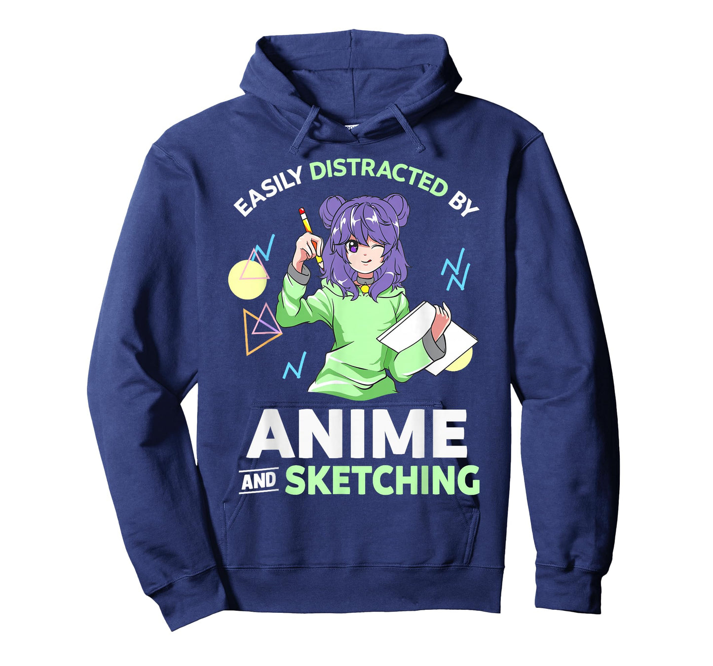 Easily Distracted By Anime and Sketching Anime T-Shirt