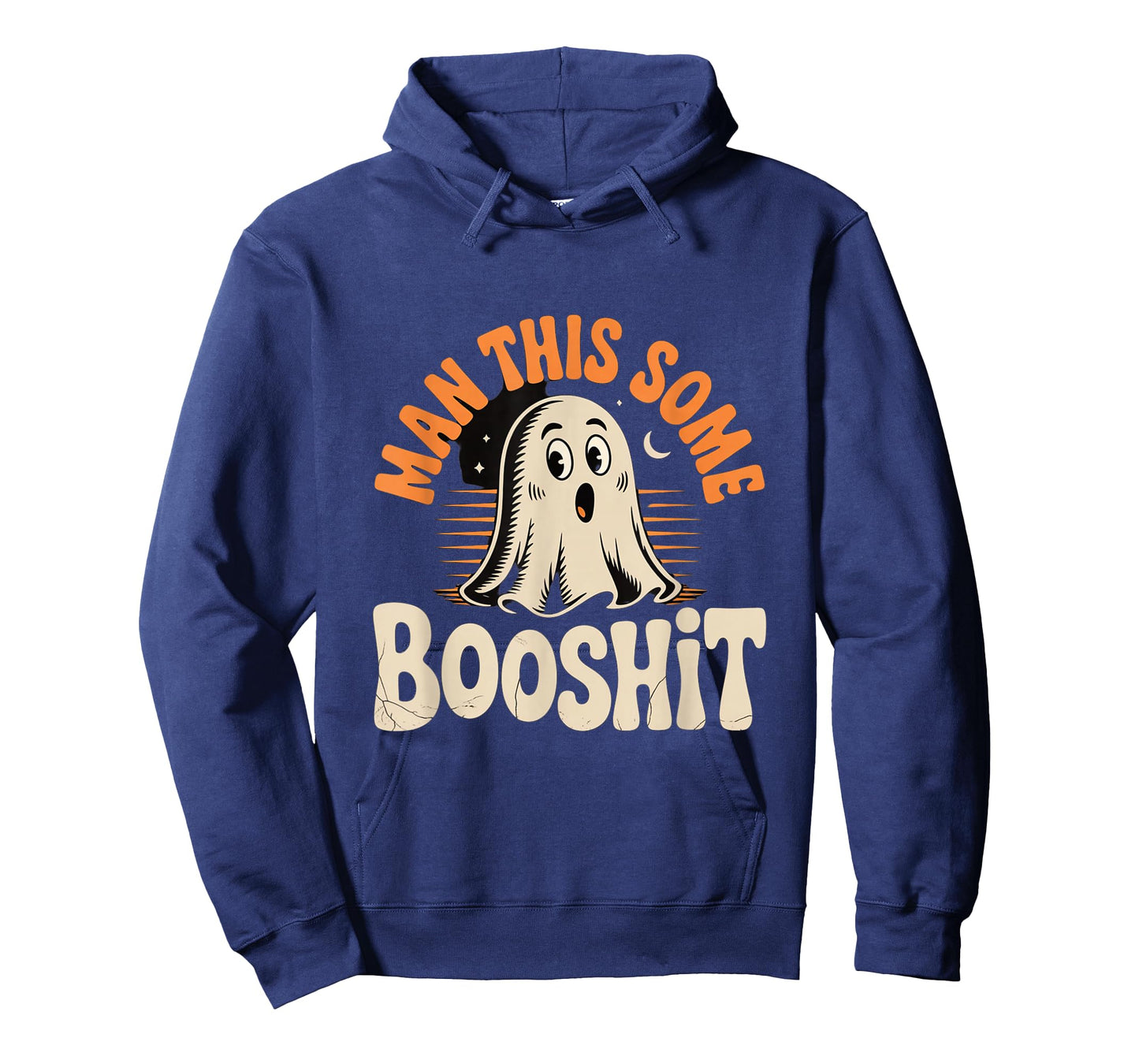 Man This Some Booshit Funny Ghost Halloween Design T-Shirt