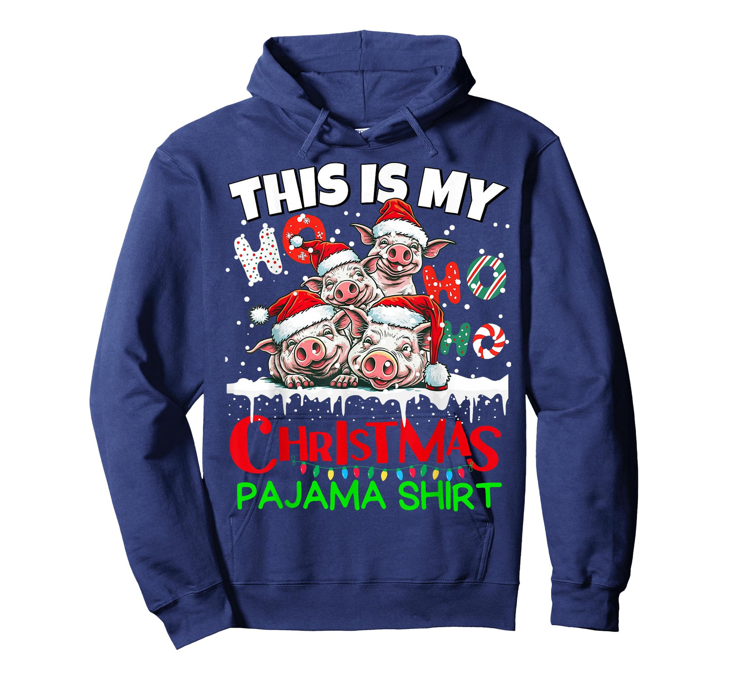 This is my Christmas Pajama shirt Pigs Santa for Kids T-Shirt
