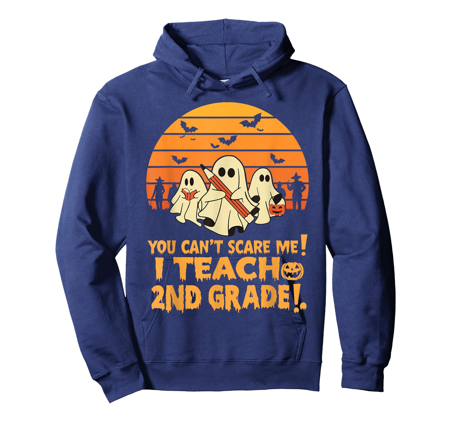You Can't Scare Me I Teach 2nd grade Teacher Halloween T-Shirt