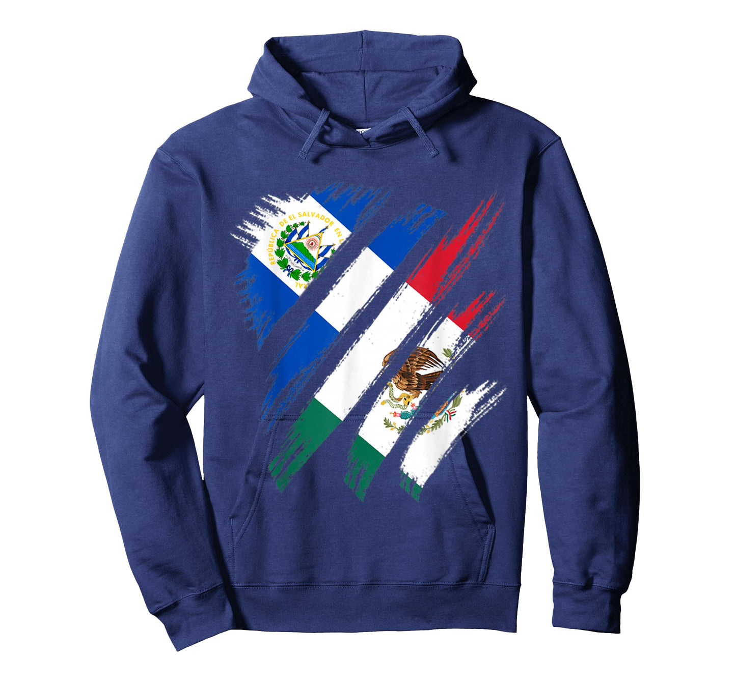 El Salvador Flag Mexico Grown Patriot Country Stripes T-Shirt