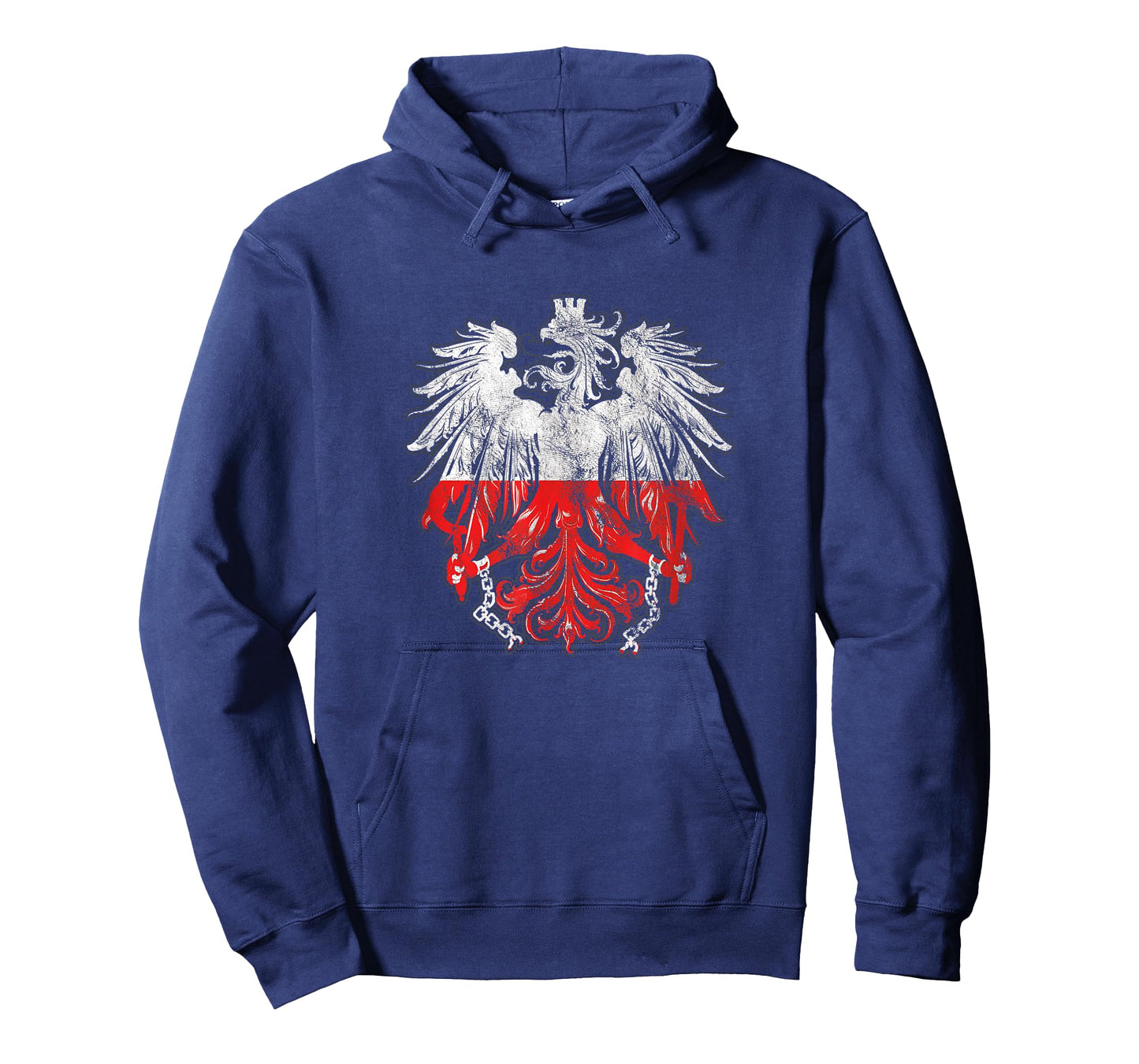 Patriotic Polish Heritage Roots Poland Eagle Badge T-Shirt