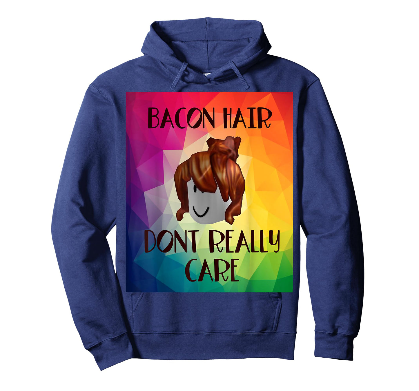 Funny bacon hair don’t really care design for girl gamers T-Shirt