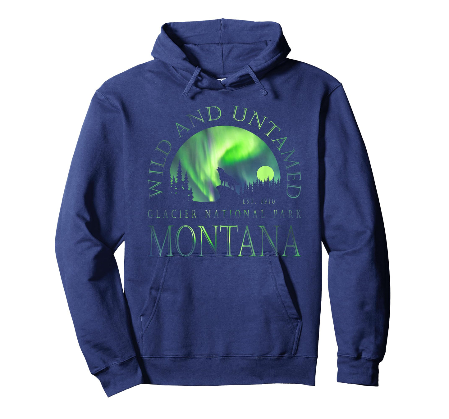 Montana - Glacier National Park - Northern Lights T-Shirt