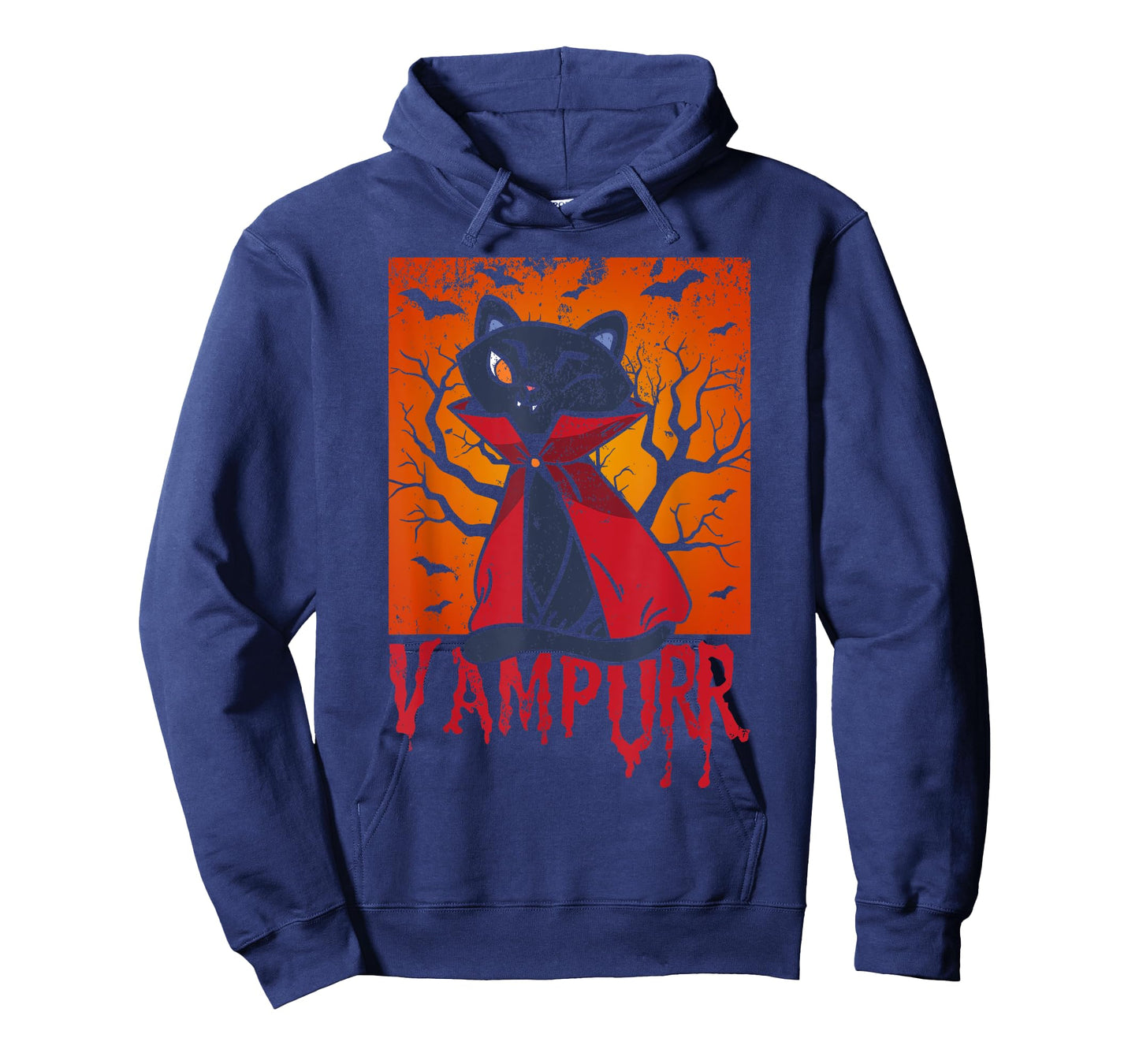 Vampurr Vampire Costume Cat Lover Kitten Halloween T-Shirt