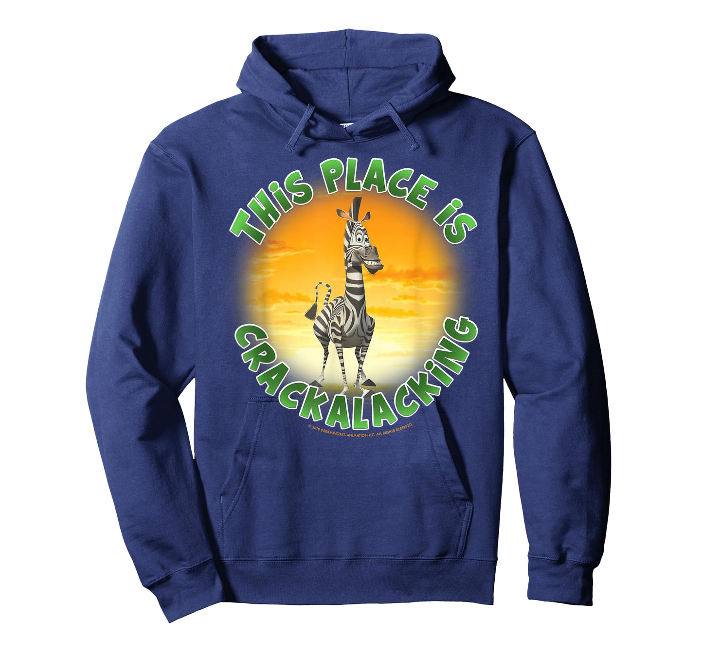 Madagascar Martin Crackalacking Circle Text Poster T-Shirt