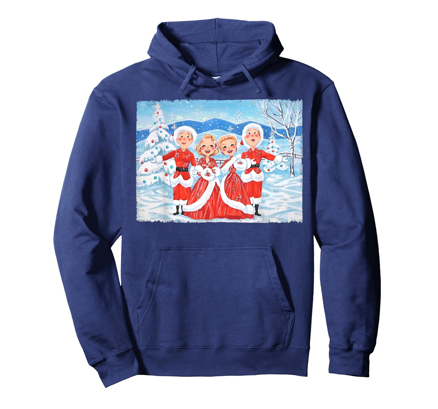Sisters White Xmas Merry Christmas Xmas Snow Family Holiday T-Shirt