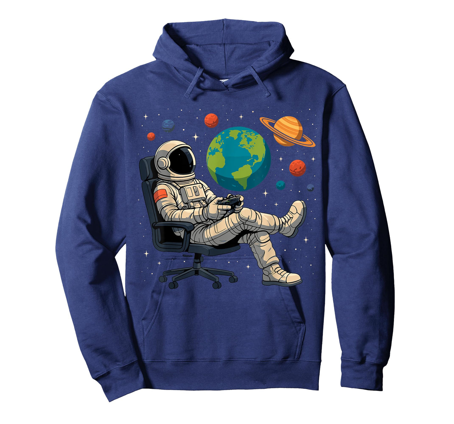Astronaut Video Games Space Gaming System Planets T-Shirt