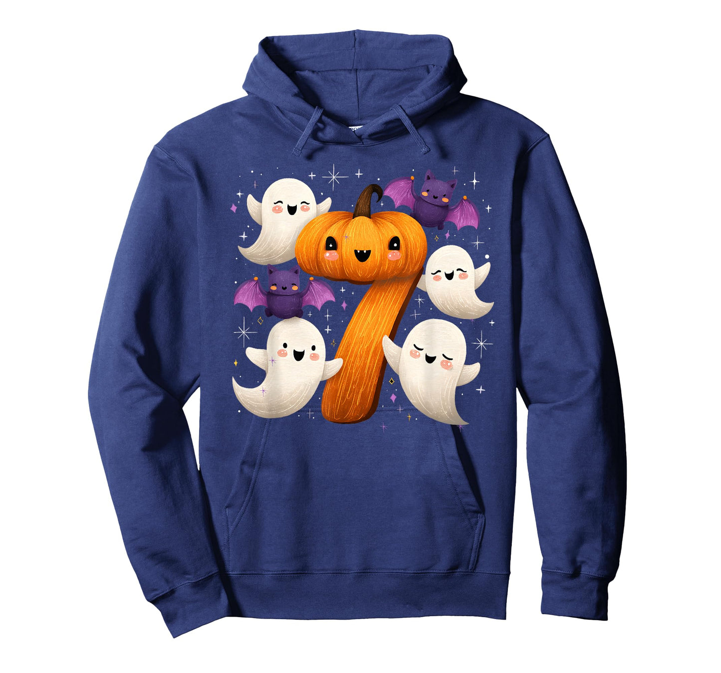 Six Seven Ghost Pumpkin Halloween Gen Z Alpha Meme Matching T-Shirt