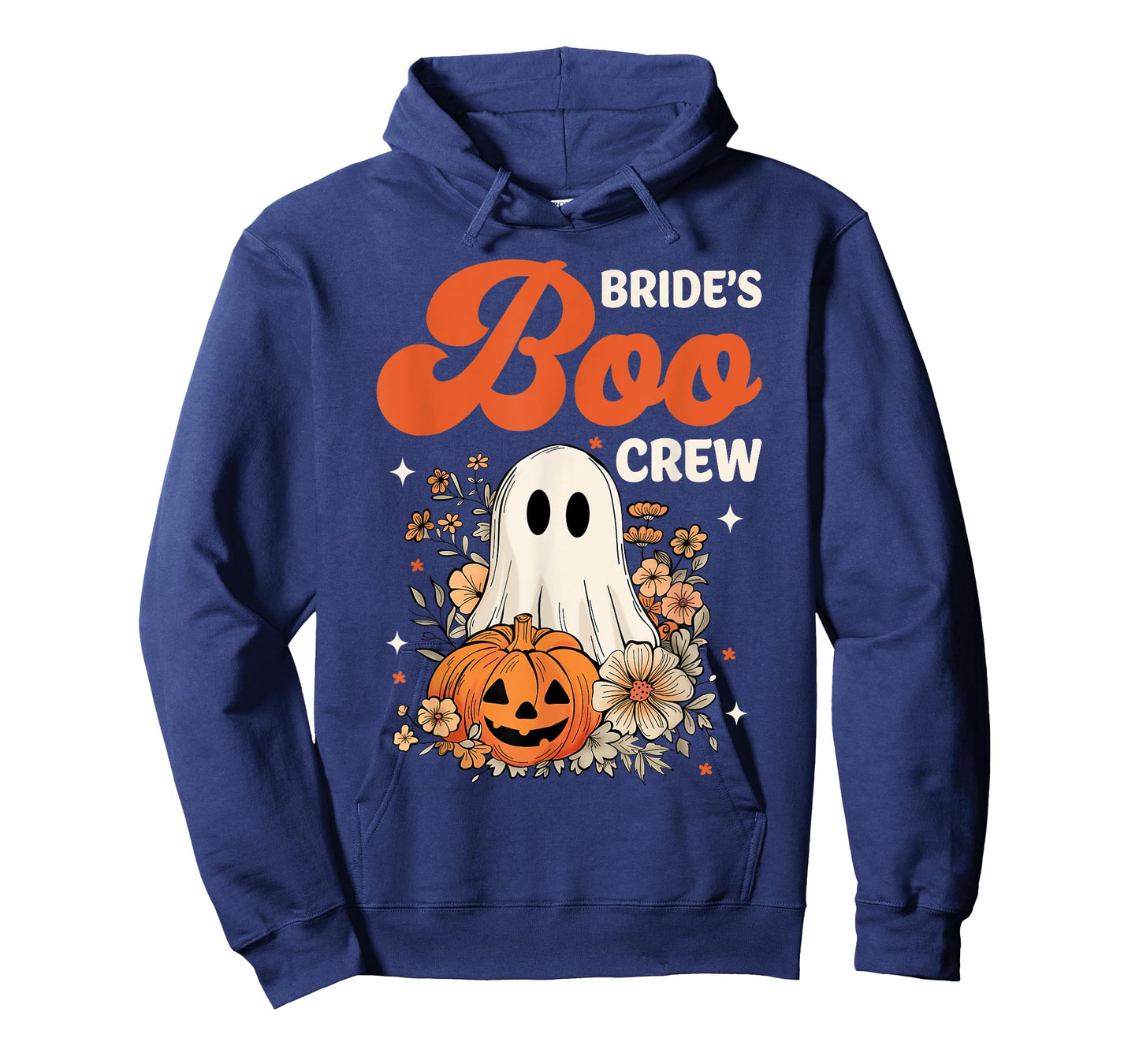 Bride's Boo Crew Wildflower Ghost Halloween Bachelorette T-Shirt