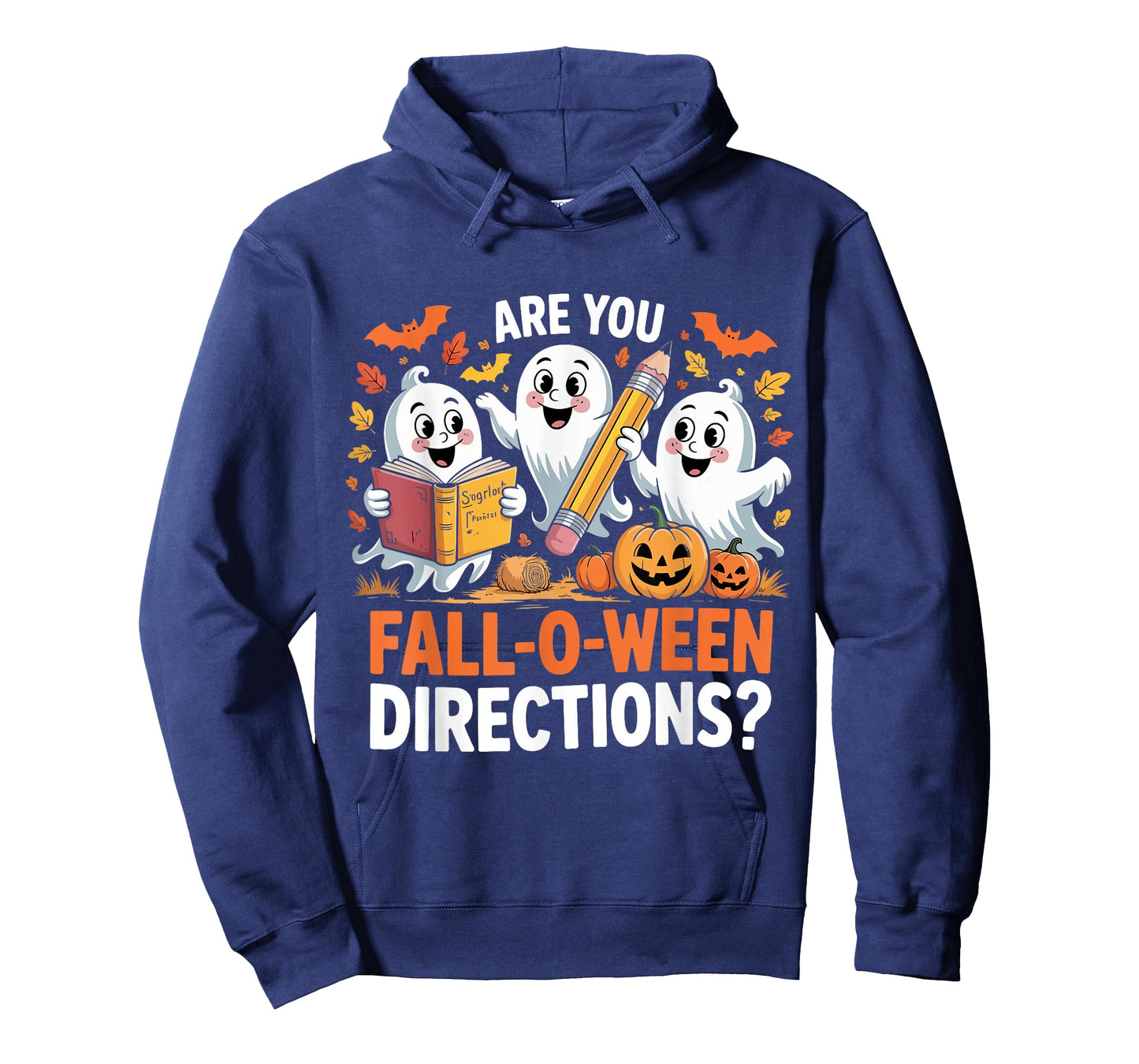 are You Fall O Ween Directions Halloween Teacher Ghosts T-Shirt