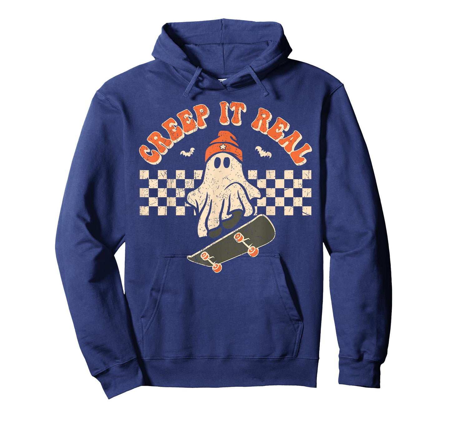Retro Halloween Creep it Real Vintage Cute Ghost Halloween T-Shirt