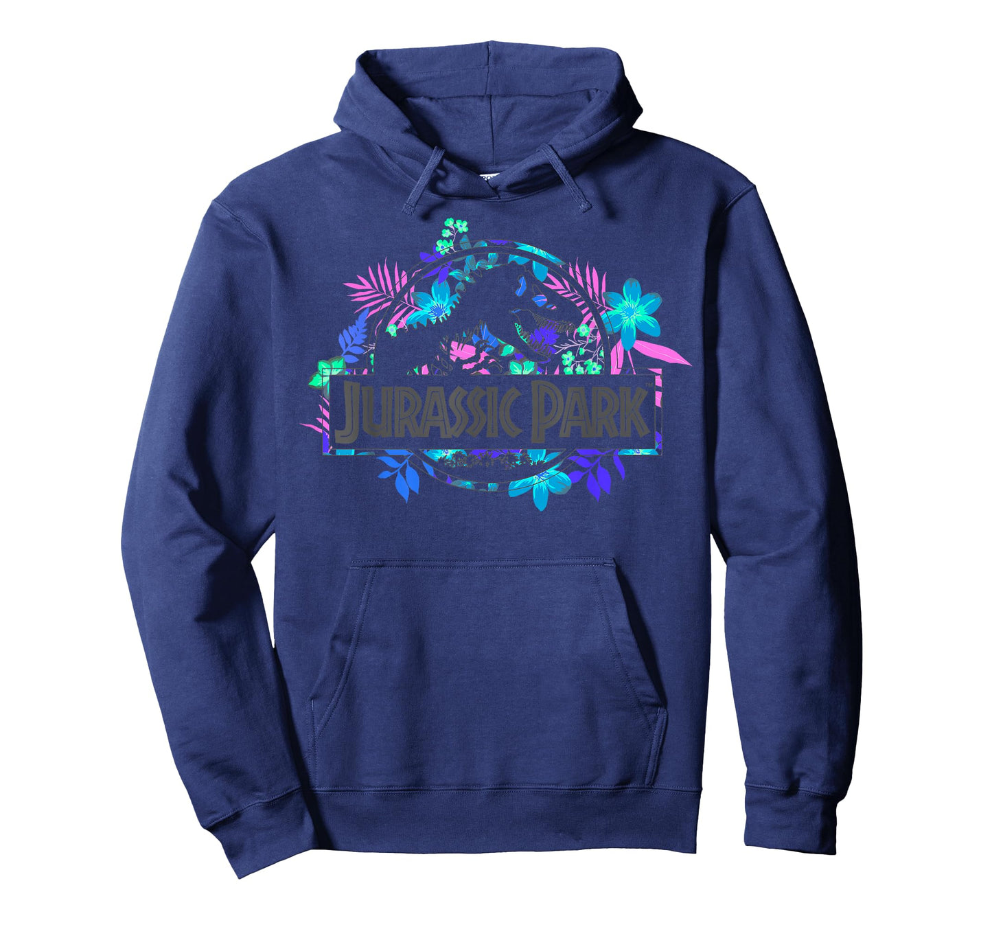 Jurassic Park Tropical Floral Logo Graphic T-Shirt T-Shirt