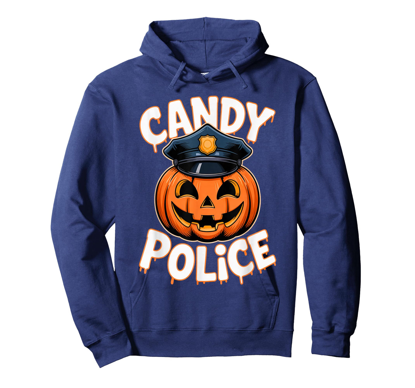 Candy Police Funny Halloween Pumpkin Jack o Lantern T-Shirt
