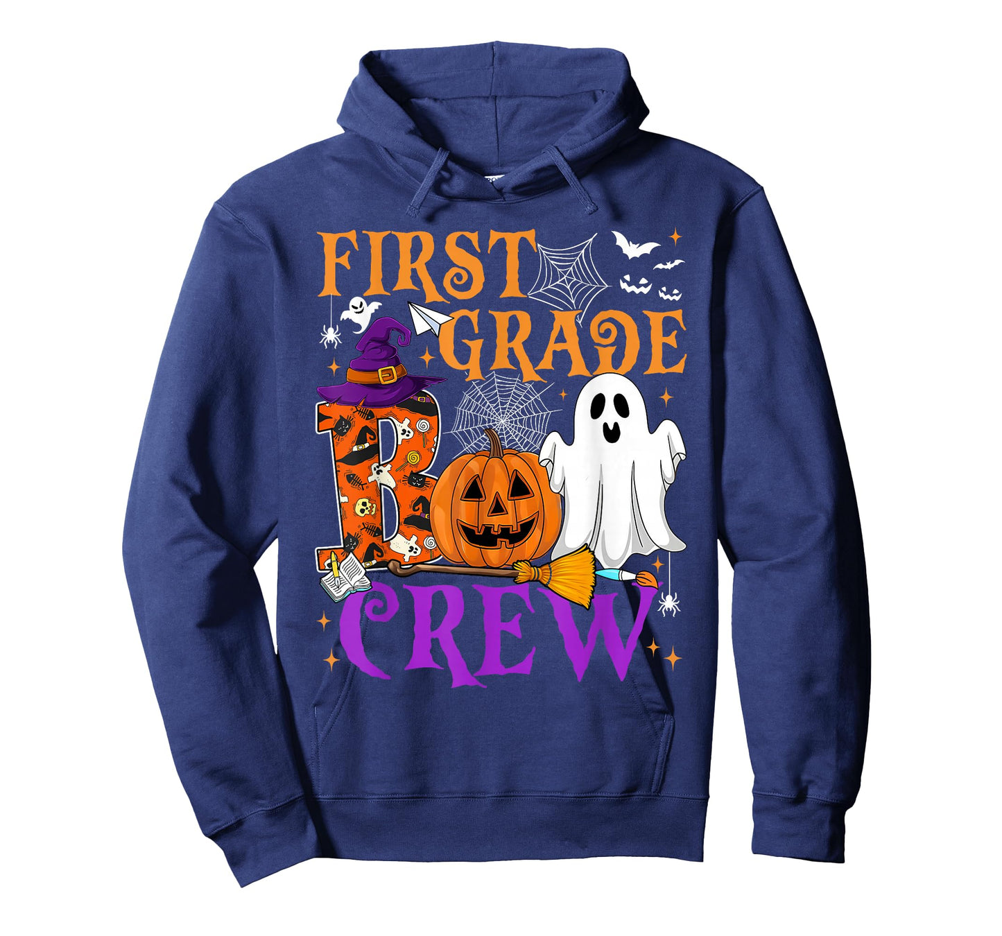 1st Grade Boo Crew Teacher Student Funny Halloween Costume T-Shirt