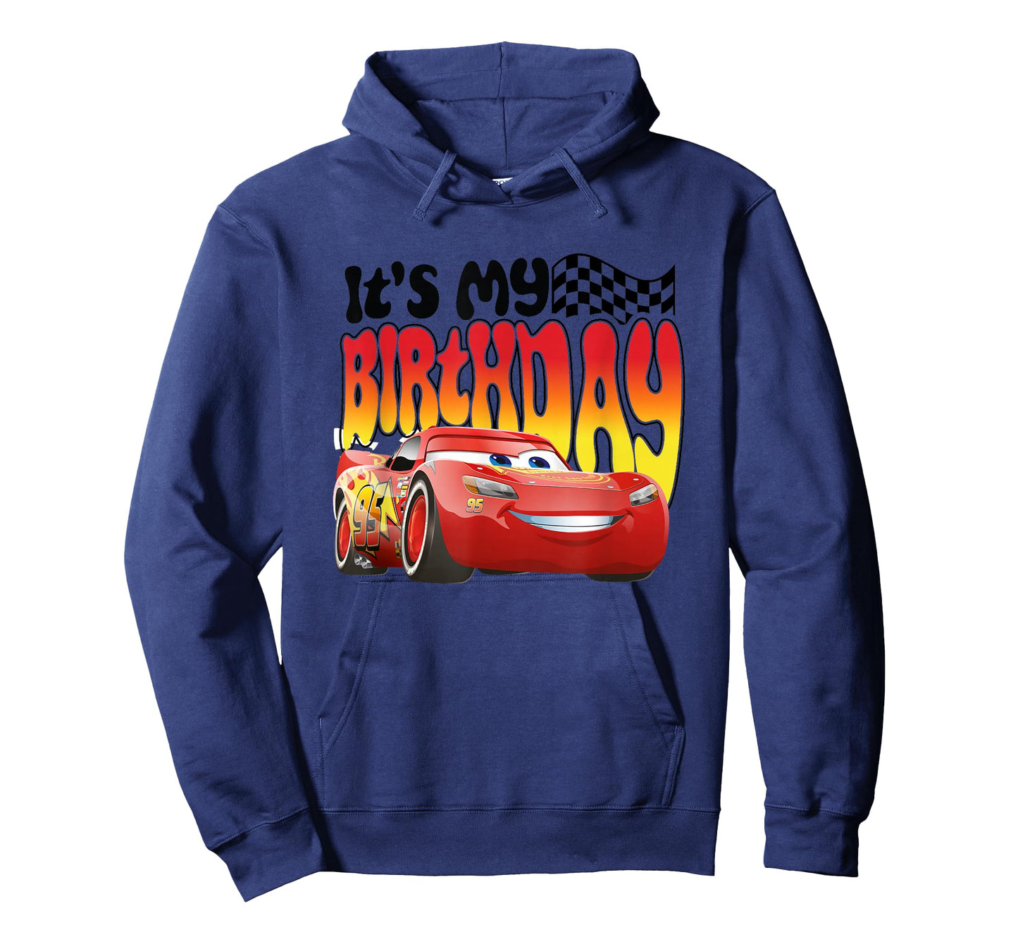 Disney Pixar Cars 2 Lightning McQueen It's My Birthday Logo T-Shirt
