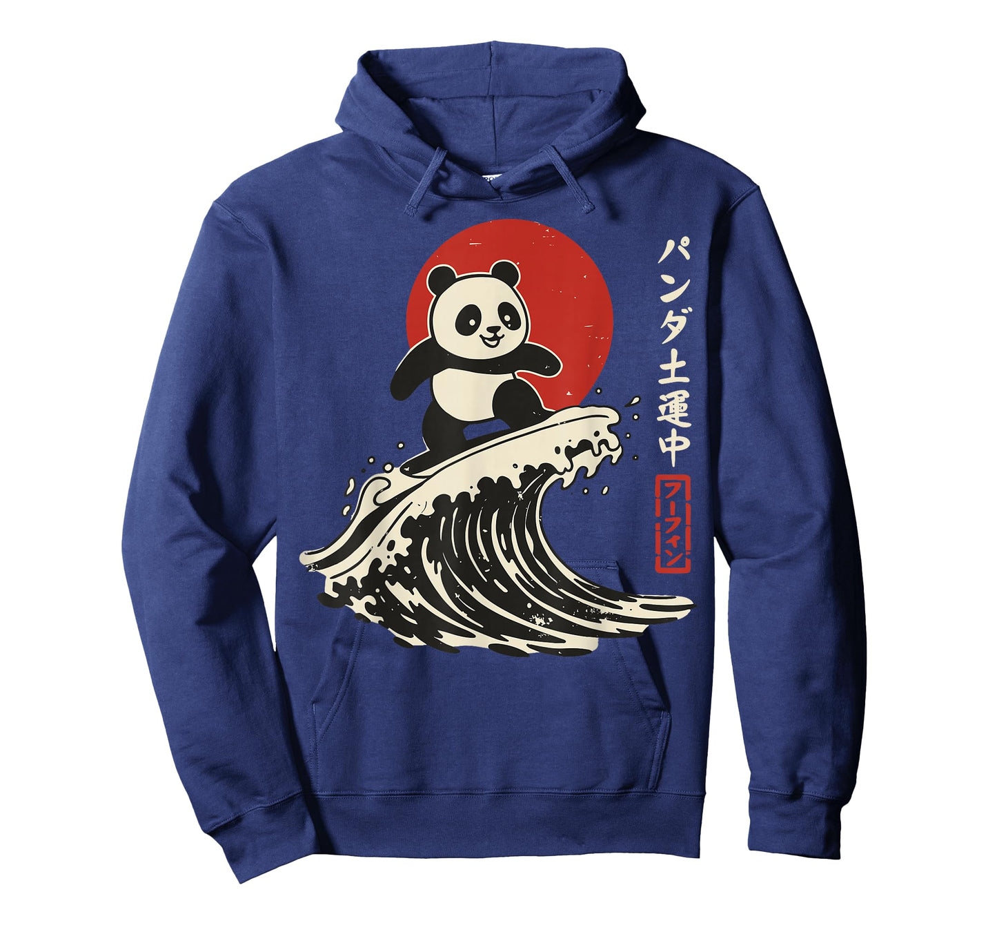 Panda Surfing Japanese Wave Great Wave T-Shirt