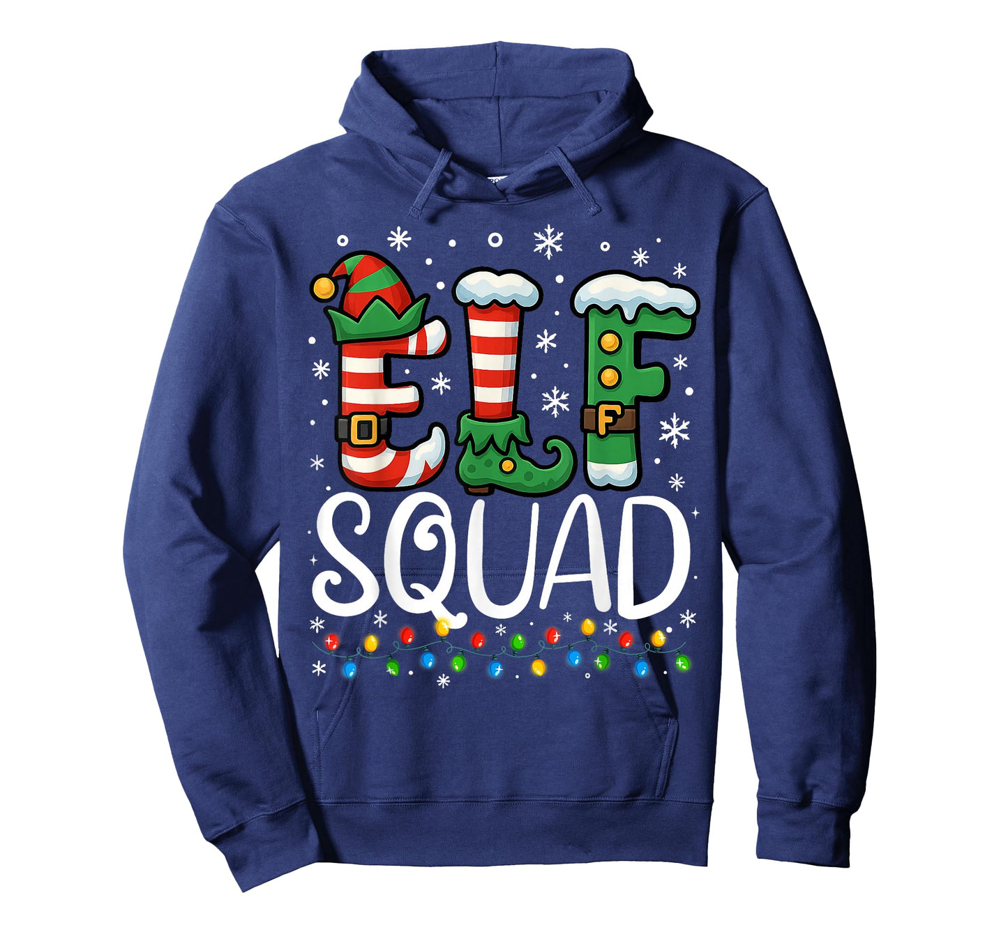 Elf Family Christmas Matching Pajamas Xmas Elf Squad T-Shirt