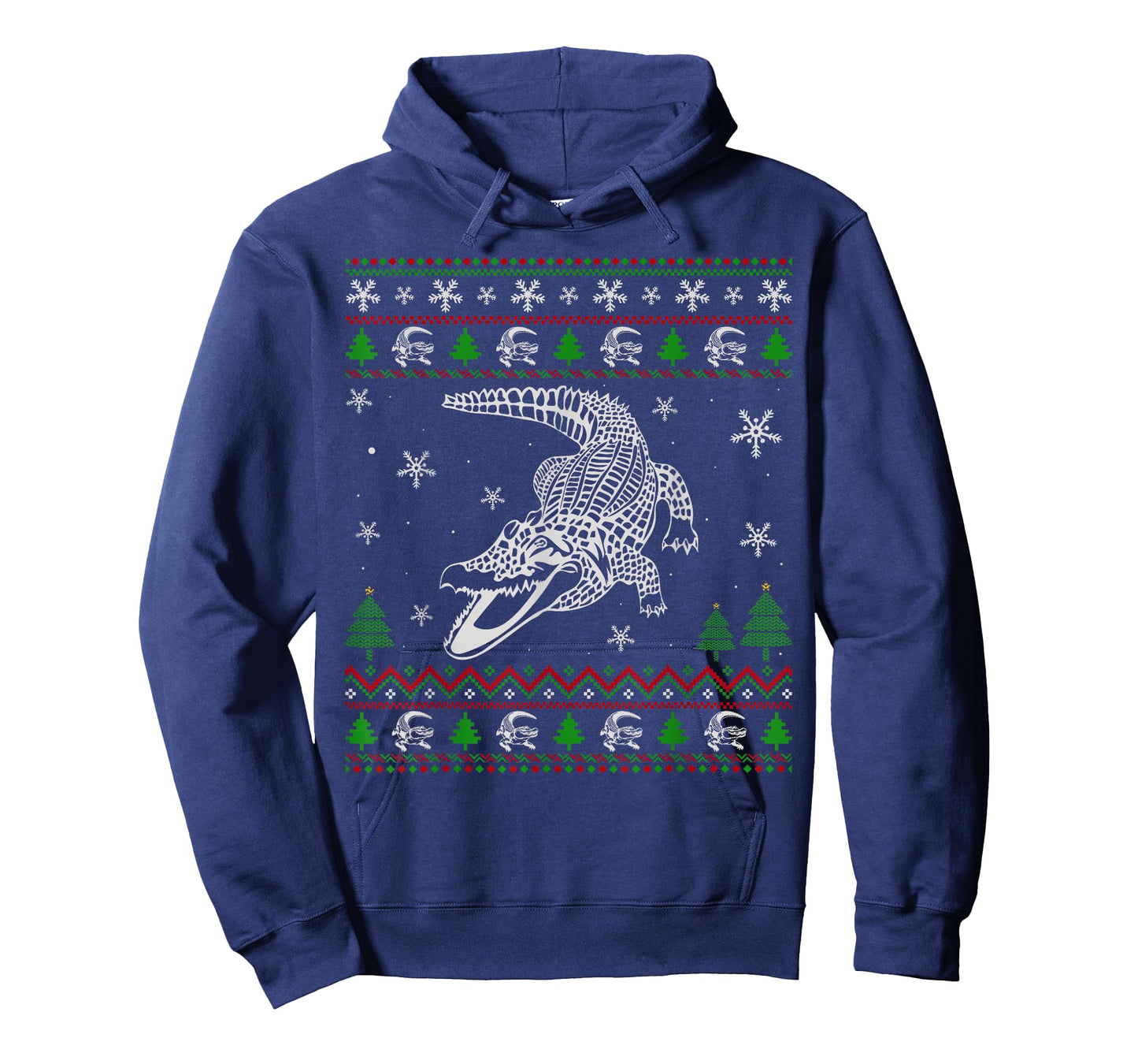Ugly Christmas Sweater for Alligator Lovers Funny Ugly T-Shirt
