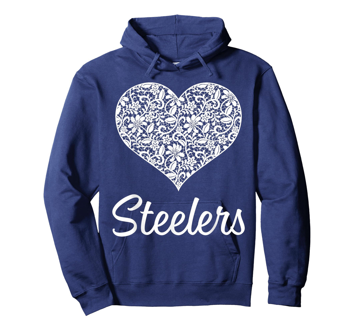 Steelers Fontana Lace Heart HS T-Shirt