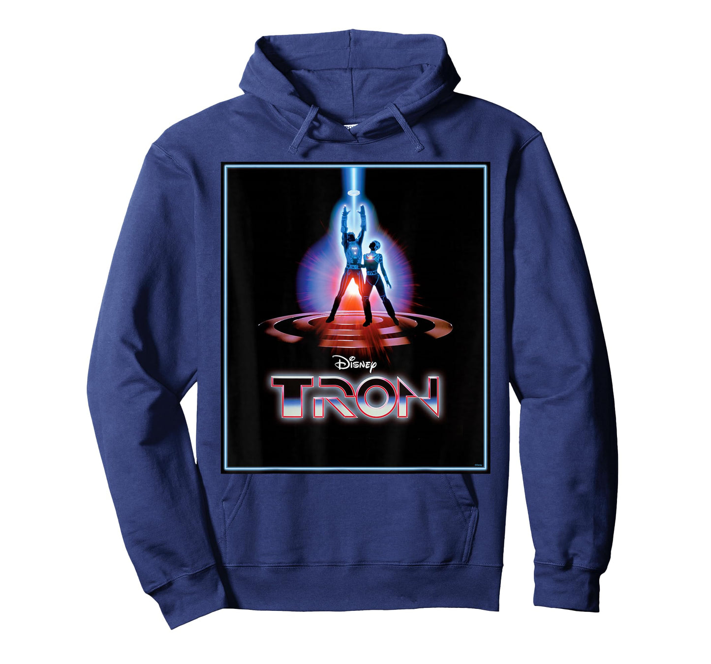 Disney TRON Official 1982 Original Movie Poster Art and Logo T-Shirt