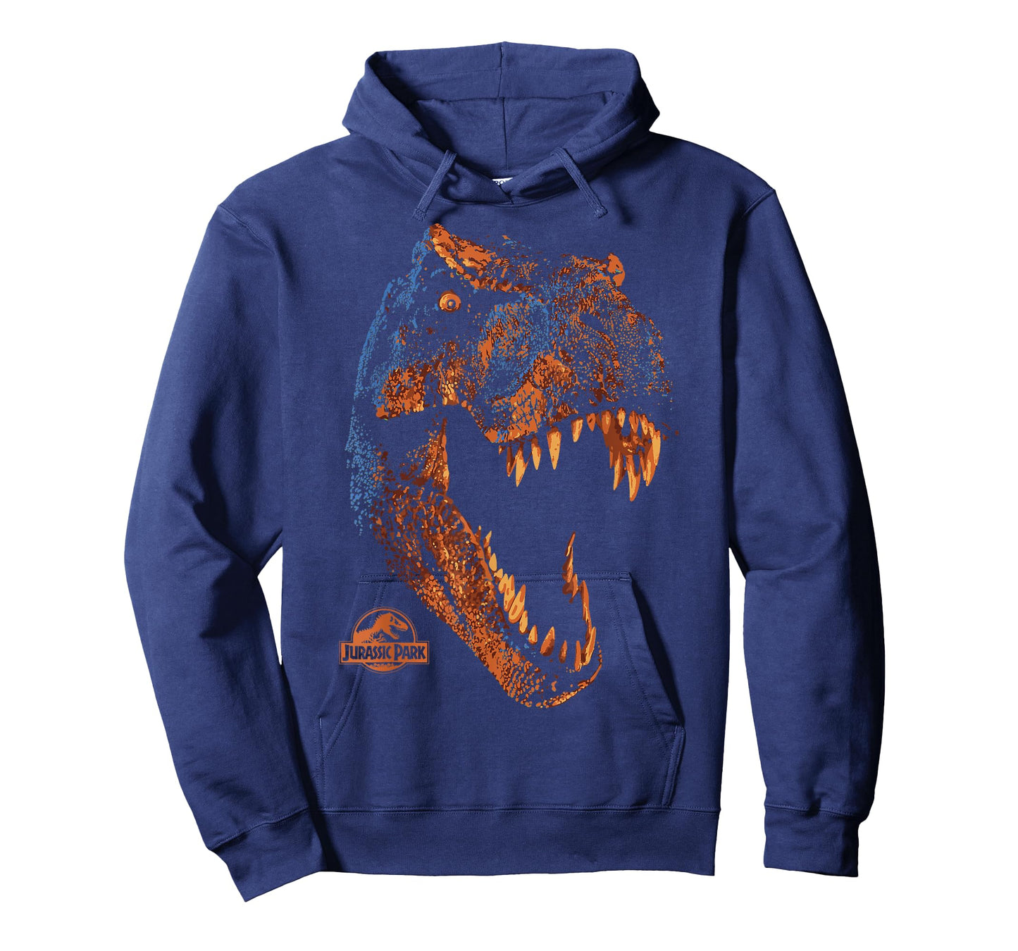 Jurassic Park T-Rex Orange Head Roaring T-Shirt Small