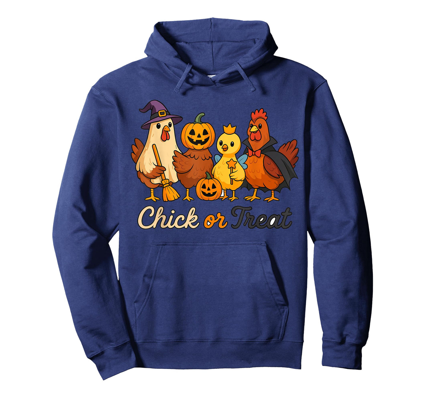 Funny Chicken Costume Adult, Halloween Chick or Treat T-Shirt