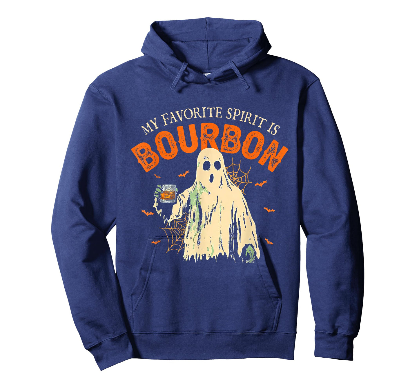 My Favorite Spirit Is Bourbon Funny Ghost Halloween Costume T-Shirt