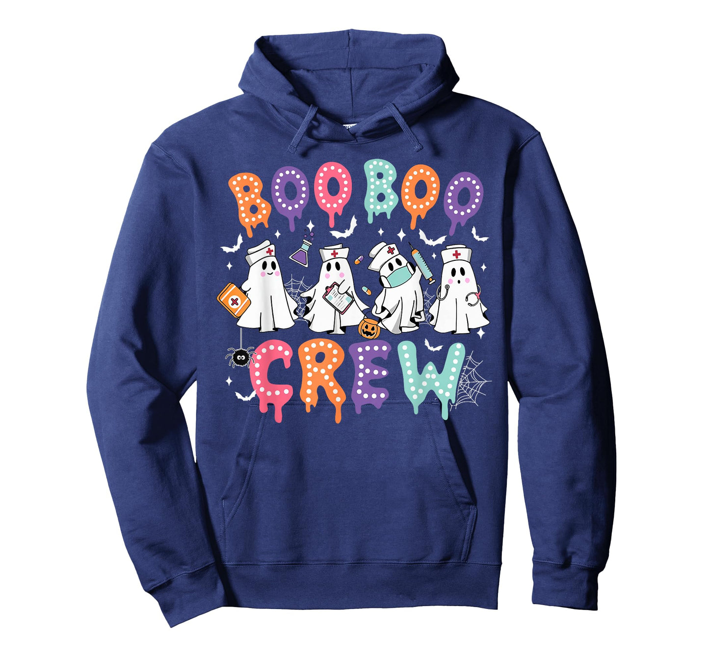 Boo Boo Crew Nurse Nursing Ghost Spooky Season Halloween T-Shirt